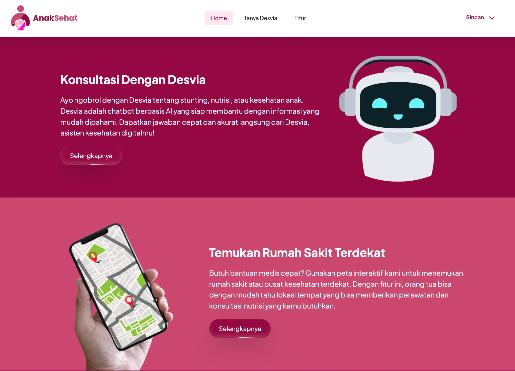 AnakSehat Features Overview